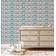 Papel de Parede Autoadesivo Estampado Geométrico e Listrado Verde, Vinil Removível DIY para Parede de Entrada, Decoração Fácil - S4sassy 63,5 cm (L) × 152,4 cm (C) / Verde - Vinil Liso