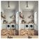 Papel de Parede Fan Burst, Estilo Asiático, Autoadesivo, Revestimento Decorativo, DIY Fácil para Quarto e Sala - Rosa - S4Sassy 63,5 cm (L) × 304,8 cm (C) / Rosa - Vinil Texturizado