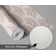 Papel de Parede Fan Burst, Estilo Asiático, Autoadesivo, Revestimento Decorativo, DIY Fácil para Quarto e Sala - Rosa - S4Sassy 63,5 cm (L) × 304,8 cm (C) / Rosa - Vinil Texturizado