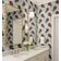 Papel de Parede Dália Florescente Branco, Vinílico Autoadesivo Wallwrap, Revestimento Fácil DIY para Decoração Boho Sala de Estar - S4Sassy 63,5 cm (L) × 914,4 cm (C) / Branco - Vinil Texturizado