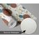 Papel de Parede Dália Florescente Branco, Vinílico Autoadesivo Wallwrap, Revestimento Fácil DIY para Decoração Boho Sala de Estar - S4Sassy 63,5 cm (L) × 914,4 cm (C) / Branco - Vinil Texturizado