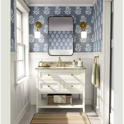 Papel de Parede Floral Étnico Estilo Asiático Autoadesivo, Envoltório Decorativo DIY Para Quarto e Sala - Cinza - S4Sassy 63,5 cm (L) × 304,8 cm (C) / Cinza - Vinil Liso