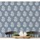 Papel de Parede Floral Étnico Estilo Asiático Autoadesivo, Envoltório Decorativo DIY Para Quarto e Sala - Cinza - S4Sassy 63,5 cm (L) × 304,8 cm (C) / Cinza - Vinil Liso