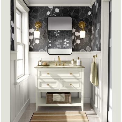 Papel de Parede Autoadesivo Cinza com Estampa Floral de Botões, Vinil Removível DIY, Adesivo de Parede para Entrada e Escritório - S4sassy 63,5 cm (L) × 609,6 cm (C) / Cinza - Vinil Texturizado