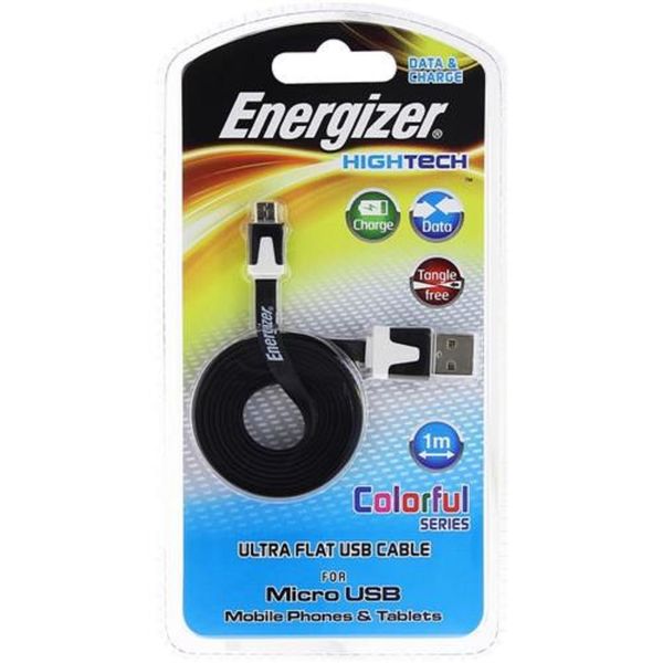 Cabo Extensor Energizer Micro USB Smartphone e Tablet 1m