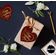 Etiquetas Pendentes para Garrafa 'Happy Valentine's Day' com Folha Metalizada para Lembrancinha - Inkdotpot 50 Etiquetas Metalizadas / Vermelho - Ouro Rosé