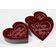 Etiquetas Pendentes para Garrafa 'Happy Valentine's Day' com Folha Metalizada para Lembrancinha - Inkdotpot 50 Etiquetas Metalizadas / Vermelho - Ouro Rosé