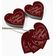 Etiquetas Pendentes para Garrafa 'Happy Valentine's Day' com Folha Metalizada para Lembrancinha - Inkdotpot 50 Etiquetas Metalizadas / Vermelho - Ouro Rosé