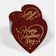Etiquetas Pendentes para Garrafa 'Happy Valentine's Day' com Folha Metalizada para Lembrancinha - Inkdotpot 50 Etiquetas Metalizadas / Vermelho - Ouro Rosé