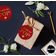 Etiquetas Pendentes de Papel Metalizado "Ready To Pop" para Lembrancinhas de Chá de Bebê - Inkdotpot 50 Etiquetas Metalizadas / Vermelho - Ouro Rosé