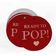 Etiquetas Pendentes de Papel Metalizado "Ready To Pop" para Lembrancinhas de Chá de Bebê - Inkdotpot 50 Etiquetas Metalizadas / Vermelho - Ouro Rosé