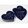Tags de Papel para Lembrancinhas para Pendurar "Hugs & Kisses" com Acabamento Foil da The Wedding Tags - Inkdotpot 100 Etiquetas Metalizadas / Azul - Prata