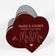 Etiqueta de Papel para Pendurar 'Hugs & Kisses From The Wedding' em Foil para Lembrancinha de Casamento - Inkdotpot 100 Etiquetas Metalizadas / Vermelho - Ouro Rosé