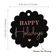 Etiquetas de Papel Metalizadas 'Happy Holiday' para Lembrancinhas e para Pendurar - Inkdotpot 50 Etiquetas Metalizadas / Preto - Ouro Rosé