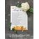 Cartões "Pumpkin Fall In Love" Quadrados em Branco para Preencher, 50 Unidades para Chá de Noiva/Despedida de Solteira - Inkdotpot 12,7 Cm × 17,78 Cm / Branco - Quiz da Noiva