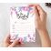 50 Cartões de Jogo Florais Quadrados em Branco para Preencher Ideias de Presentes para Chá de Noiva e Despedida de Solteira - Inkdotpot 12,7 Cm × 17,78 Cm / Branco - Conjunto de 4