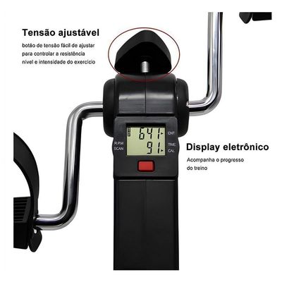 Mini Bicicleta Ergométrica Exercícios Fisioterapia Pedal
