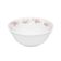 Jogo De Sobremesa De Vidro 1 Tigela 1400ml E 6 Bowls 400ml Branco Em Casa Tem