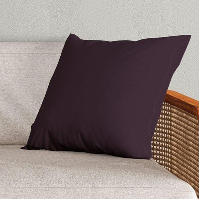 Kit Trio Capas De Almofadas Estampadas Em Veludo Suede 45cm X 45cm - Decoração Luxo Para Sala Cor Uva