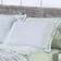 Kit Cobre Leito Colcha King Blend Percal 300 Fios Dupla Face Linho Mesclado Com Fronhas 03 Peças Cor Verde