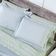 Kit Cobre Leito Colcha King Blend Percal 300 Fios Dupla Face Linho Mesclado Com Fronhas 03 Peças Cor Verde