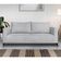 Sofá Living 2 Lugares 1,80m Horus Bouclê Pés De Aço - Pallazio Cor Cinza