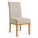 Kit 8 Cadeiras De Jantar Brisa Suede Base De Madeira - Pallazio Cor Cappuccino