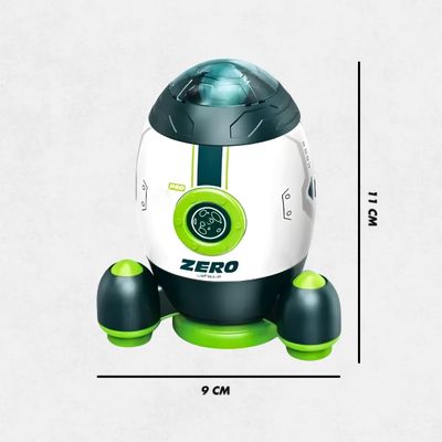 Brinquedo Foguete Espacial Infantil com Astronauta Para Crianças a Partir de 3 Anos