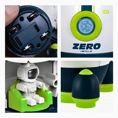 Brinquedo Foguete Espacial Infantil com Astronauta Para Crianças a Partir de 3 Anos