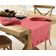 Caminho de Mesa Rosa Salmão Elegante para Decoração de Casa, Casamento, Festa e Feriado - Vargottam 35,56 Cm (L) × 228,6 Cm (C) / Rosa