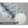 Papel de Parede Vinílico Autocolante, Arco de Tulipa Chique, Impermeável, Azul, para Quartos, Espaços Alugados e Armários - S4Sassy 63,5 cm (L) × 914,4 cm (C) / Azul - Vinil Texturizado