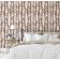 Papel de Parede Estampa de Esboço de Árvore Moderna Marrom - Vinil Autoadesivo, Decorativo Fácil DIY para Quarto, Armários e Salas - S4Sassy 63,5 cm (L) × 914,4 cm (C) / Marrom - Vinil Liso
