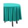 Toalha de Mesa Redonda 147 cm Int./Ext. com Furo para Guarda-Sol Impermeável para Pátio Primavera/Verão Verde Turquesa - Vargottam 147,32 Cm × 147,32 Cm – Com Furo Para Guarda-Sol / Verde
