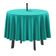 Toalha de Mesa Redonda 147 cm Int./Ext. com Furo para Guarda-Sol Impermeável para Pátio Primavera/Verão Verde Turquesa - Vargottam 147,32 Cm × 147,32 Cm – Com Furo Para Guarda-Sol / Verde