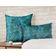 Capa de Almofada Decorativa Estampada com Tema Azul - Vargottam 50,8 Cm × 50,8 Cm – Quadrado / Azul