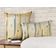 Capa de Almofada Amarela Estampada Luxuosa, Capa Decorativa para Almofada e Travesseiro - Vargottam 35,56 Cm × 60,96 Cm – Retangular / Amarelo