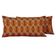 Capa de Almofada Lombar em Poliéster Interno/Externo, Impermeável e Resistente às Intempéries, Retangular para Móveis de Pátio - Vargottam 40,46 Cm × 60,96 Cm / Laranja