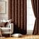 Cortinas Blackout Estampa Folhas de Outono - Conjunto 2 Painéis - Bloqueio de Luz e Isolamento Térmico com Ilhós - Marrom - Vargottam 106,68 Cm (L) × 160,02 Cm (C) / Marrom