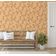 Papel de Parede Autoadesivo com Estampa Floral Selvagem Delicada, Vinil à Prova d'Água, Removível, para Inquilinos, Laranja - S4sassy 63,5 cm (L) × 609,6 cm (C) / Laranja - Vinil Texturizado