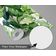 Papel de Parede Monocromático de Folhas Tropicais Verde, Vinil Autoadesivo, Revestimento Decorativo DIY para Quarto e Sala - S4Sassy 63,5 cm (L) × 914,4 cm (C) / Verde - Vinil Texturizado