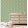 Revestimento Autoadesivo Peel and Stick, Estampa Blossom Bloom - Mural Asiático para Banheiro, Lavanderia e Closet, Vinil Verde - S4Sassy 63,5 cm (L) × 152,4 cm (C) / Verde - Vinil Texturizado