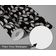 Papel de Parede Autoadesivo Decorativo Folhagem Plumada Vinílico Impermeável Preto Removível, para Inquilinos, Quarto e Jantar - S4Sassy 63,5 cm (L) × 152,4 cm (C) / Preto - Vinil Liso