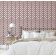 Papel de Parede Autoadesivo Removível em Vinil, Estampa Geométrica Pesponto Marrom, Mural Moderno para Quarto, Banheiro e Closet - S4Sassy 63,5 cm (L) × 609,6 cm (C) / Marrom - Vinil Liso