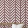 Papel de Parede Autoadesivo Removível em Vinil, Estampa Geométrica Pesponto Marrom, Mural Moderno para Quarto, Banheiro e Closet - S4Sassy 63,5 cm (L) × 914,4 cm (C) / Marrom - Vinil Liso
