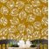 Papel de Parede Autoadesivo Decorativo Folhas Abstratas Amarelo, Vinil Impermeável Removível para Quarto e Sala de Jantar - S4Sassy 63,5 cm (L) × 609,6 cm (C) / Amarelo - Vinil Liso