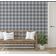 Papel de Parede Xadrez Clássico Cinza Autoadesivo Vinílico, Envelopamento Decorativo, Fácil Aplicação DIY para Quarto e Sala - S4Sassy 63,5 cm (L) × 304,8 cm (C) / Cinza - Vinil Texturizado