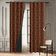Cortinas Blackout Estampa Folhas de Outono - Conjunto 2 Painéis - Bloqueio de Luz e Isolamento Térmico com Ilhós - Marrom - Vargottam 132,08 Cm (L) × 160,02 Cm (C) / Marrom