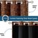 Cortinas Blackout Estampa Folhas de Outono - Conjunto 2 Painéis - Bloqueio de Luz e Isolamento Térmico com Ilhós - Marrom - Vargottam 132,08 Cm (L) × 160,02 Cm (C) / Marrom