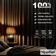 Cortinas Blackout Estampa Folhas de Outono - Conjunto 2 Painéis - Bloqueio de Luz e Isolamento Térmico com Ilhós - Marrom - Vargottam 132,08 Cm (L) × 213,36 Cm (C) / Marrom