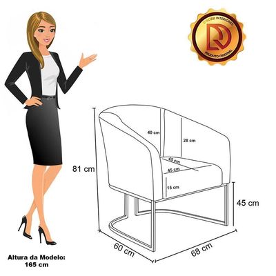 Sofá Namoradeira E 2 Poltronas Base Industrial Preto Stella Bouclê D03 - D'rossi Cor Terra
